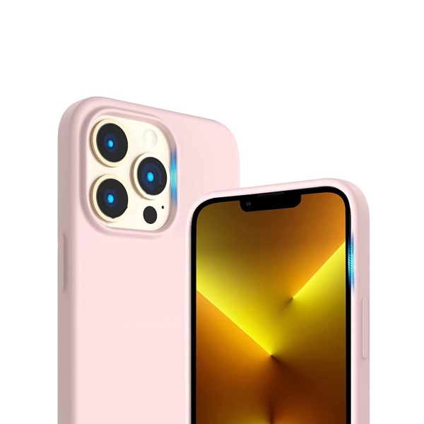 Mobilskal Silikon iPhone 13 Pro Max - Ljusrosa Light pink