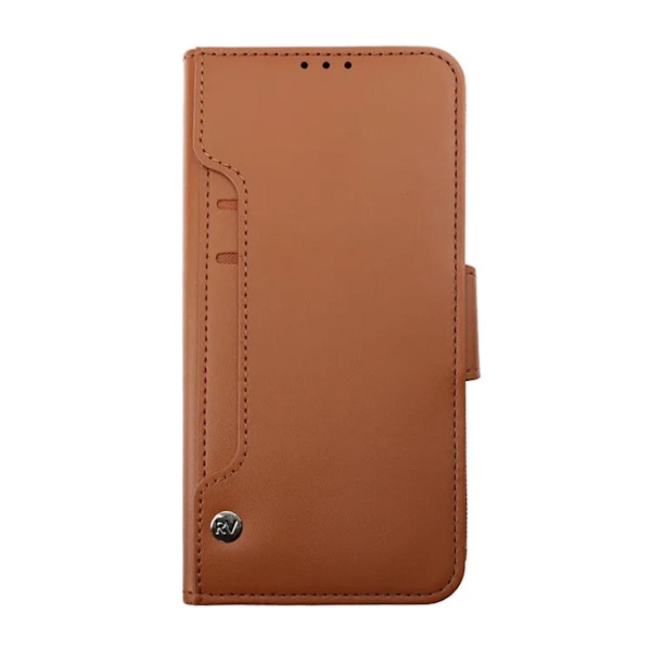 Samsung Galaxy S23 Plus 5G Plånboksfodral Extra Kortfack Rvelon - Brun Brun