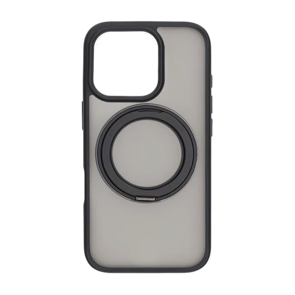 iPhone 16 Pro Max Mobilskal med Magsafe Stativ - Svart Black