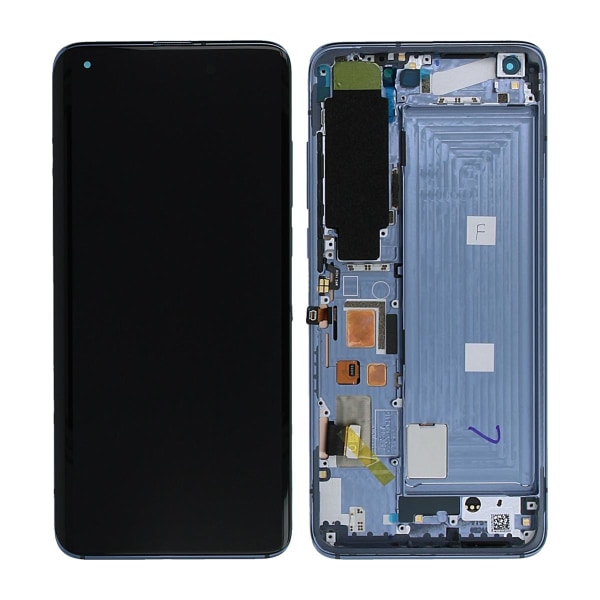 Xiaomi Mi 10 VERSION C Skärm med LCD Display Original - Grå grå
