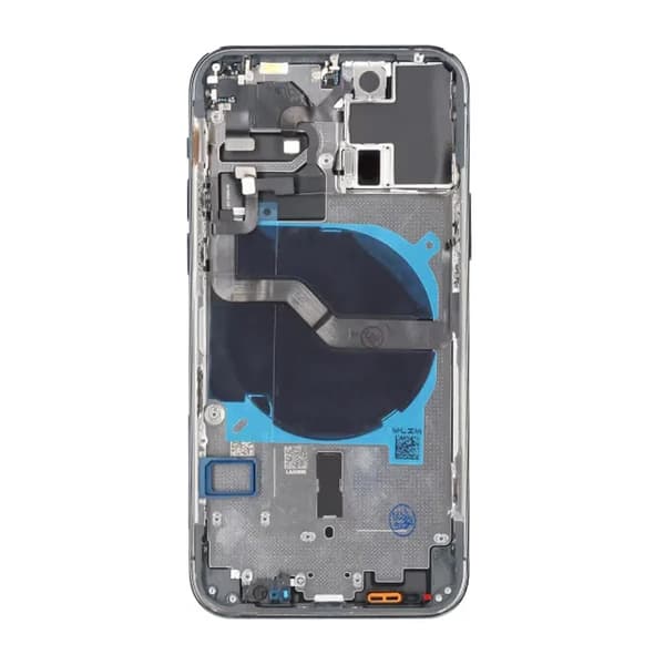 iPhone 12 Pro Baksida med Komplett Ram OEM - Blå Blå