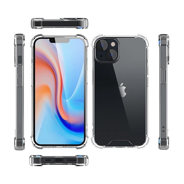iPhone 14 Pro Max Skal Stöttåligt - Transparent Transparent