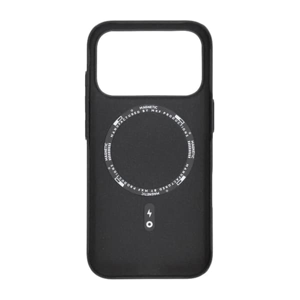 Korrugerat Skal med Magsafe för iPhone 17 Pro Max - Svart