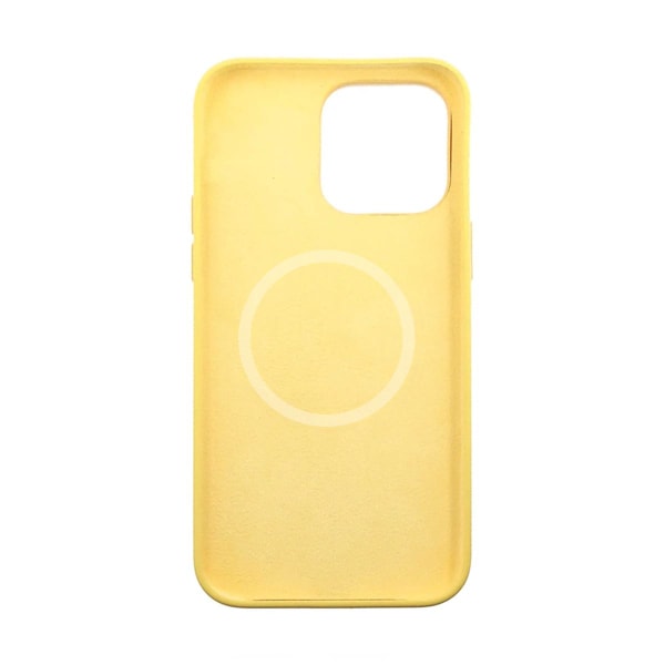 iPhone 14 Pro Silikonskal Rvelon MagSafe - Gul Yellow