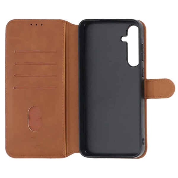 Samsung Galaxy A15 Plånboksfodral Magnet Rvelon - Brun Brown