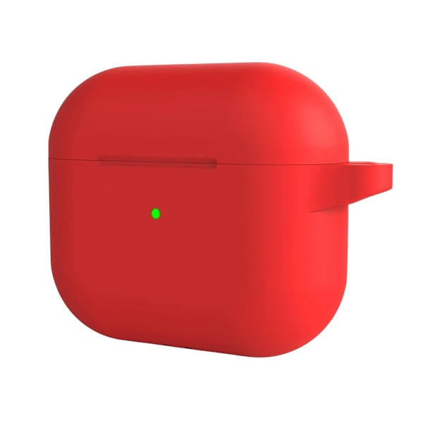 airpods3 silicone case red Red