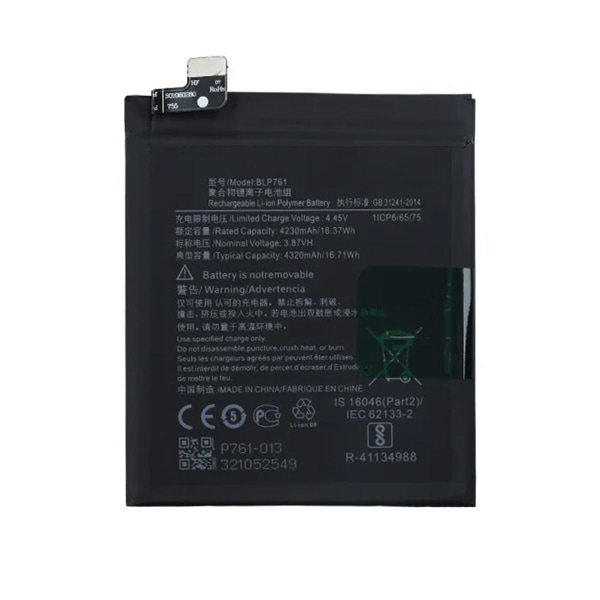 Batteri till OnePlus BLP761