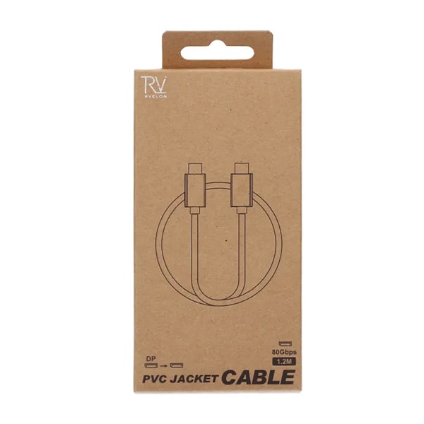 Rvelon DP80 DisplayPort till DisplayPort-kabel - 1.2 meter