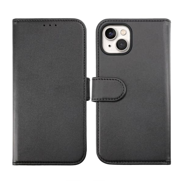 iPhone 14 Plånboksfodral Magnet Rvelon - Svart Svart