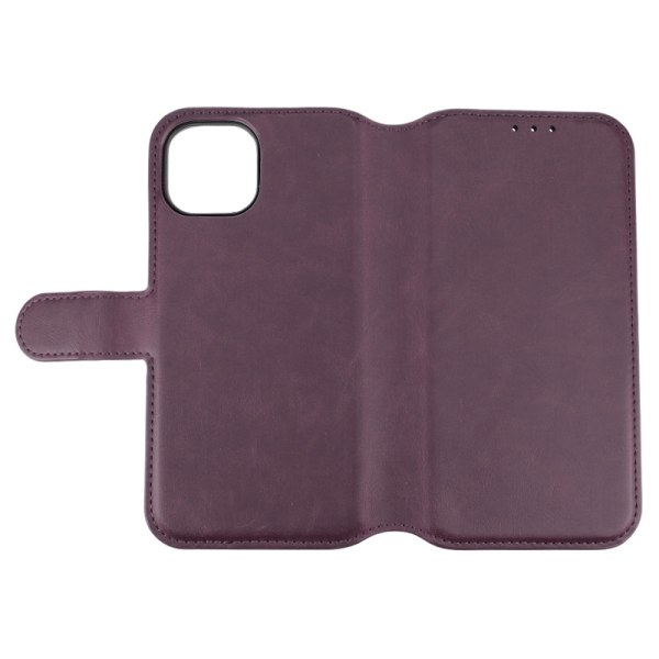 iPhone 15 Plånboksfodral Magnet Rvelon - Lila Bordeaux