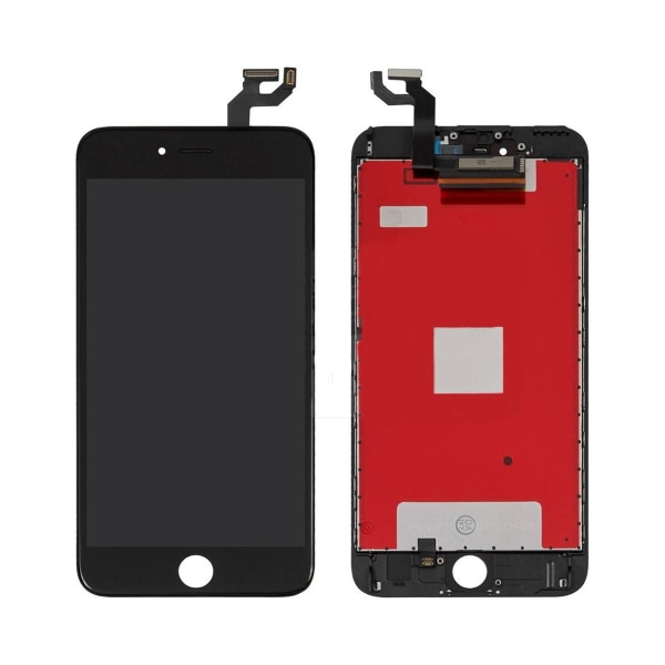 iPhone 6S Plus LCD Skärm (Högt färgomfång) - Svart Svart