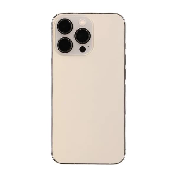 iPhone 13 Pro Baksida med Komplett Ram OEM - Guld Gold