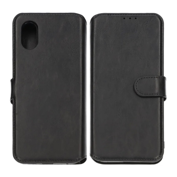 Samsung Galaxy Xcover 7 Plånboksfodral Magnet Rvelon - Svart Black