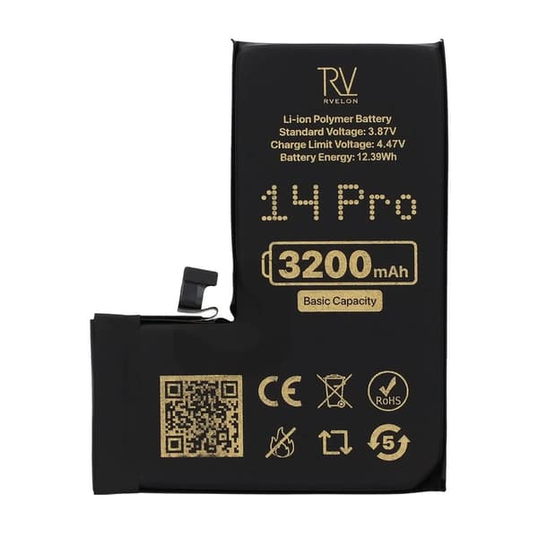 Rvelon Premium-akku iPhone 14 Prolle - 3200mAh