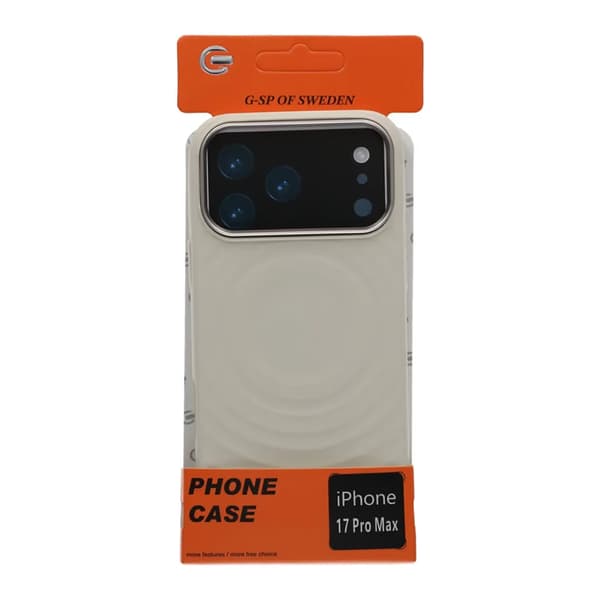 Mobilskal Silikon med Magsafe för iPhone 17 Pro Max - Beige beige