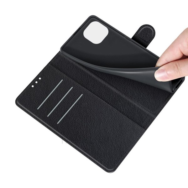 Xiaomi 11 Lite/11 Lite 5G NE Plånboksfodral med Stativ - Svart Black
