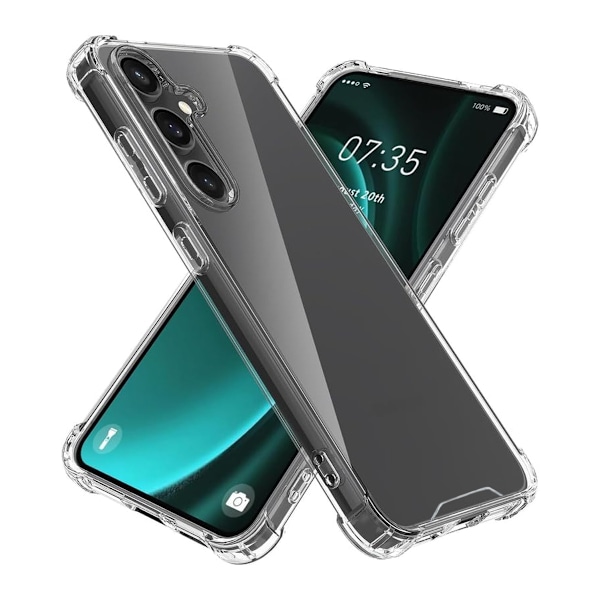 Samsung Galaxy S24 FE Mobilskal Stötsäkert - Transparent Transparent