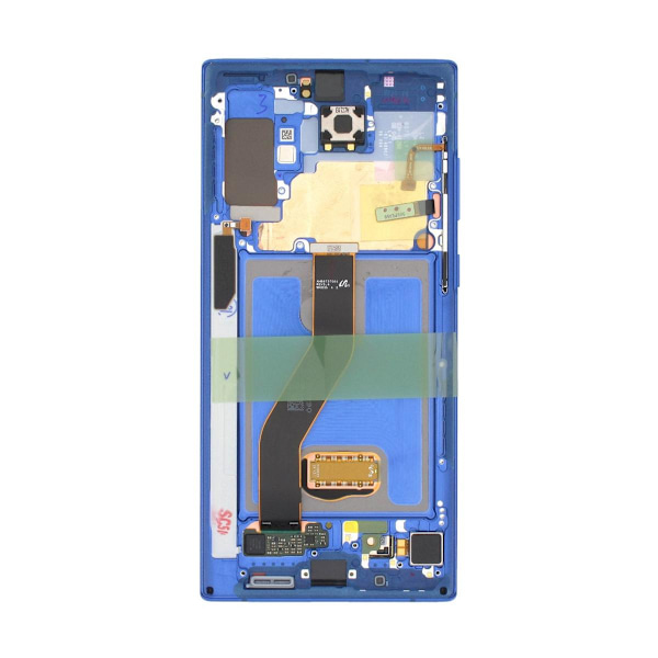 Samsung Galaxy Note 10 Plus 5G (SM-N975F) Skärm med LCD Display Original - Blå Marine blue