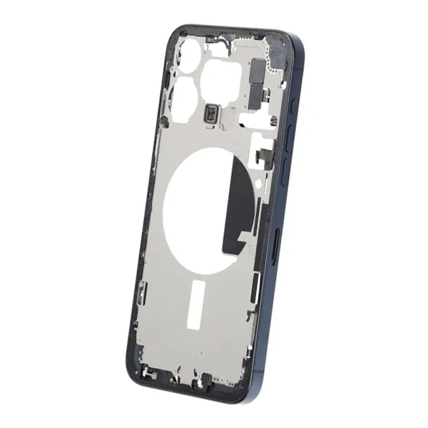 Mittenram med smådelar för iPhone 15 Pro Max - Blå Titan OEM Blå