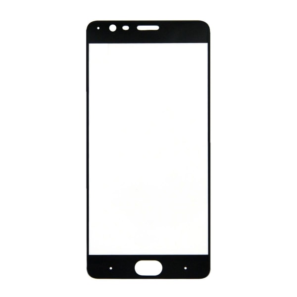 Skärmskydd OnePlus 3/3T - Heltäckande Härdat Glas Svart Black