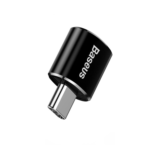 USB-A till USB-C Adapter Baseus Mini Black