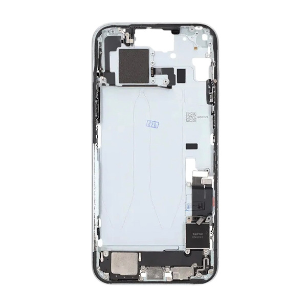 Mittenram med smådelar för iPhone 15 Plus - Blå OEM Blue