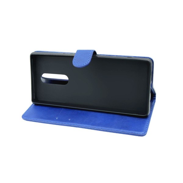 Sony Xperia 1 Plånboksfodral med Stativ - Blå Blue