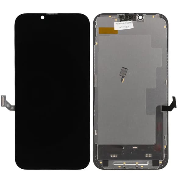 iPhone 14 Plus Skärm med Soft OLED Display - DD Svart