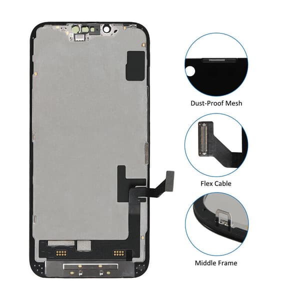 iPhone 14 Plus Skärm med LCD In-Cell RJ Black