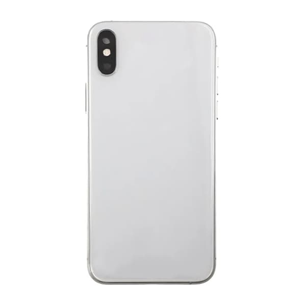 iPhone XS Baksida Komplett OEM med Smådelar - Silver Silver