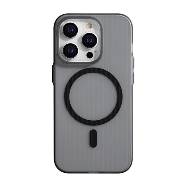 iPhone 13 Pro Max Mobilskal Korrugerad Anti-Halk - Grå Grey