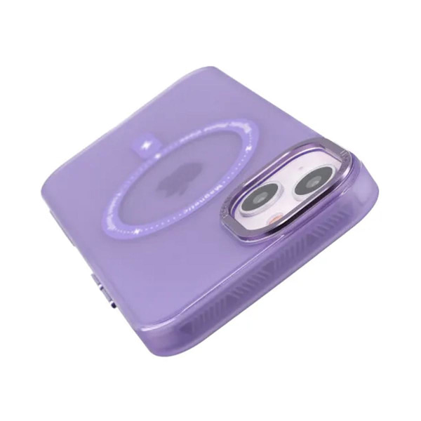 iPhone 14 Plus Mobilskal med MagSafe - Frostat Lila Lila
