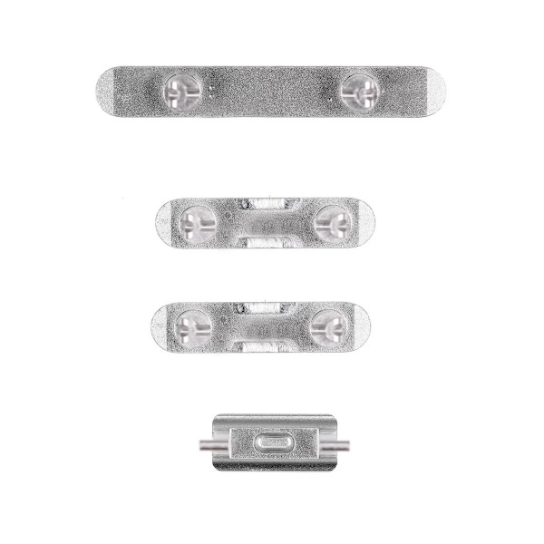 iPhone 14 Sidoknappar - Sliver Silver