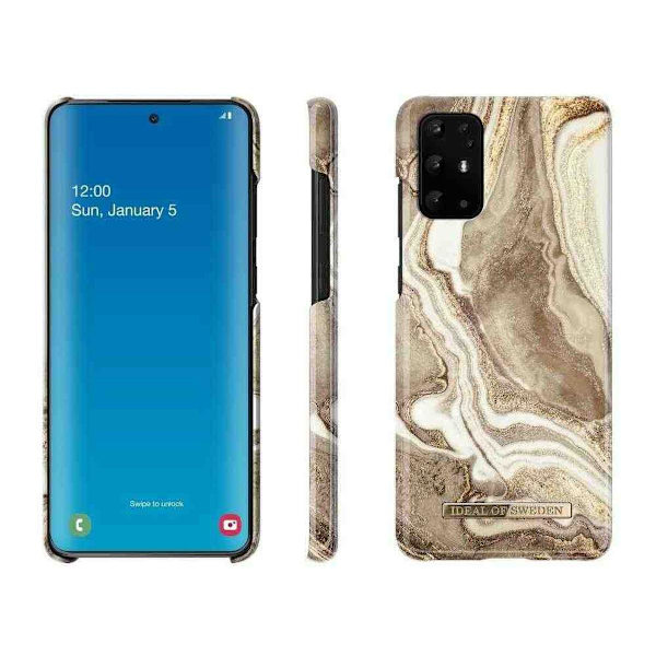iDeal of Sweden Mobilskal Samsung Galaxy S20 Plus - Golden Sand Marble Gold