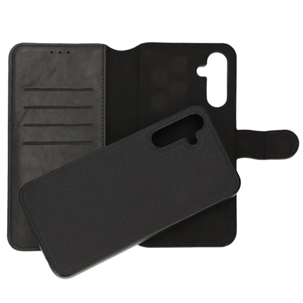 Samsung Galaxy A15 Plånboksfodral Magnet Rvelon - Svart Svart