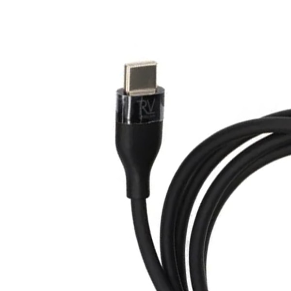 Rvelon USB-A till USB-C Kabel 1 Meter - Svart Svart