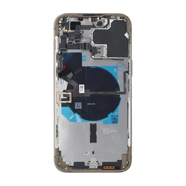 iPhone 14 Pro Max Baksida med Komplett Ram OEM - Guld Gold