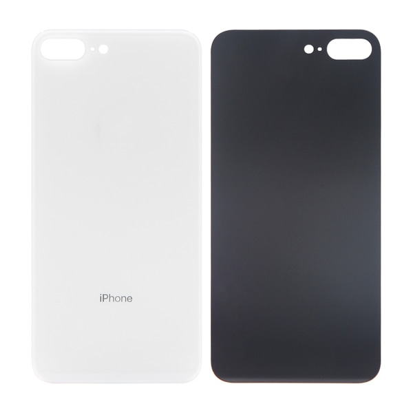 iPhone 8 Plus Baksida med Komplett Ram - Vit White