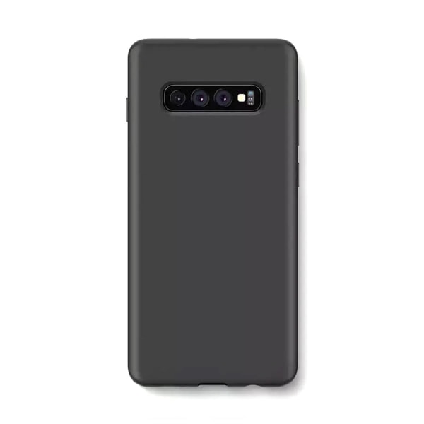 Mobilskal Silikon Samsung S10 - Svart Black