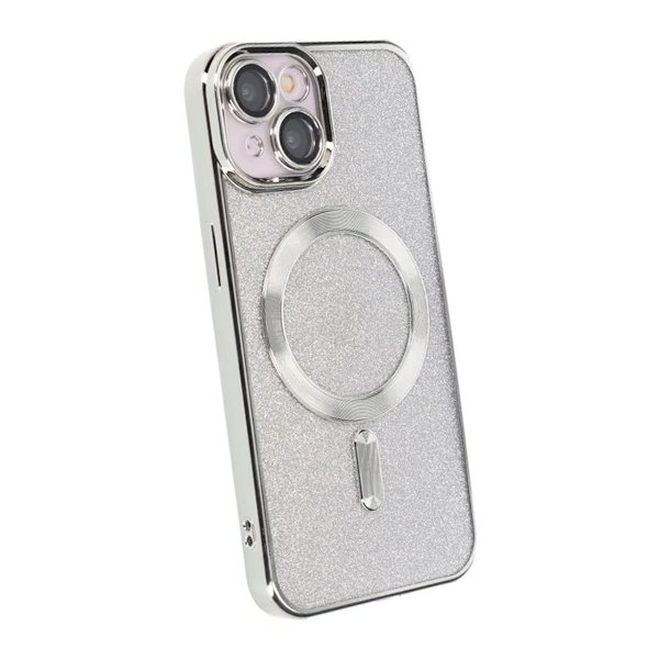 Luxury Mobilskal med Magsafe iPhone 14 - Silver Silver