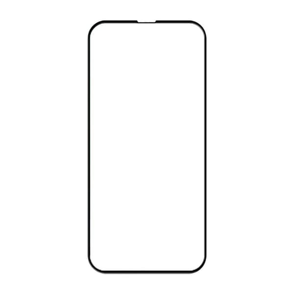 Skärmskydd iPhone 15 Pro Max - 3D Härdat Glas Svart Black