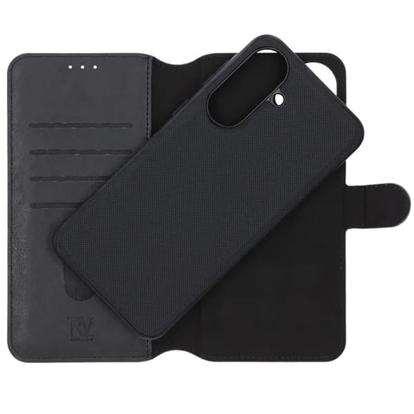 Rvelon Plånboksfodral Magnet för Samsung Galaxy A37 - Svart sort