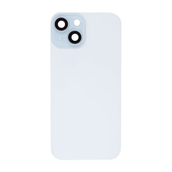 iPhone 15 Plus Baksida Glas med smådelar - Vit Vit