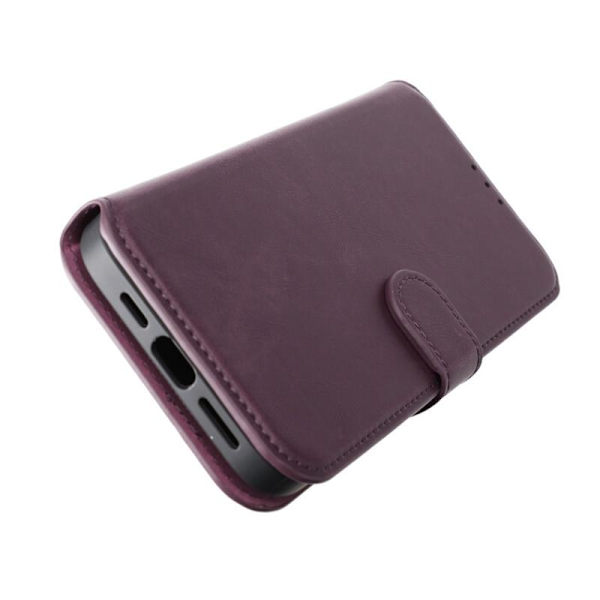 iPhone 15 Plus Plånboksfodral Magnet Rvelon - Lila Lila