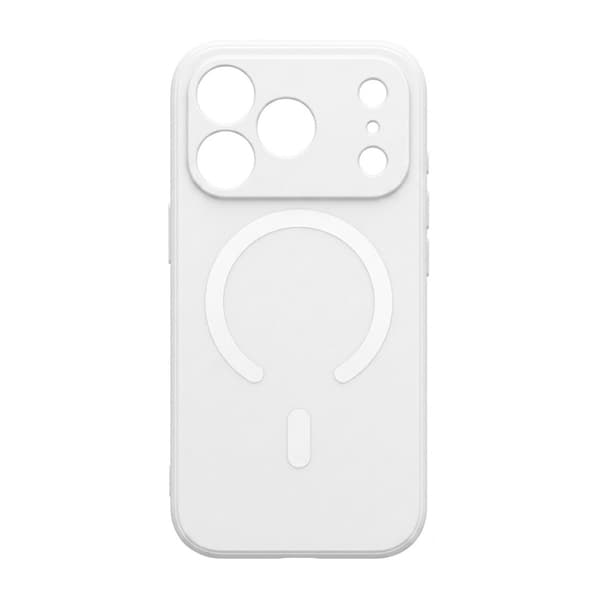 Slimmat MagSafe-skal med kameraskydd för iPhone 17 Pro - Vit vit