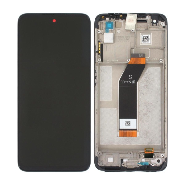Xiaomi Redmi 10 (2022) Display med LCD Skärm - Svart Black