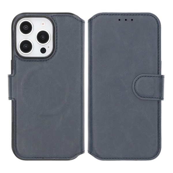 iPhone 16 Pro Plånboksfodral Rvelon - Blå Blå