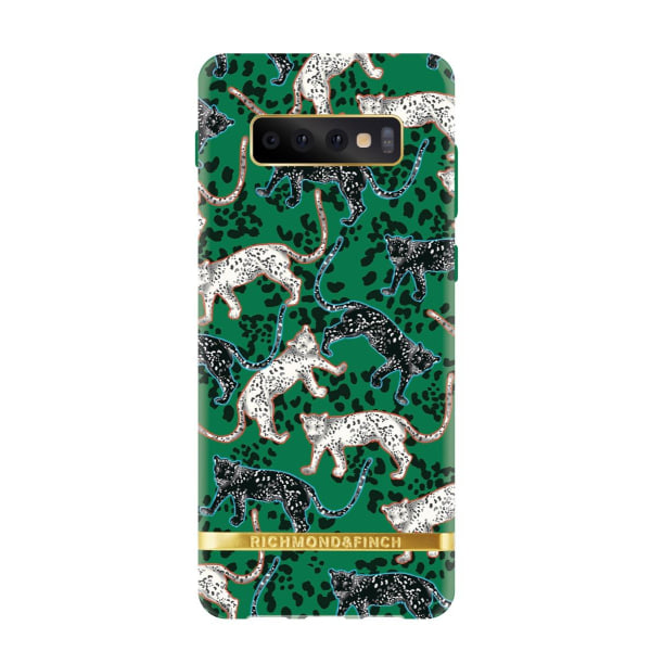 Richmond & Finch Skal Green Leopard - Samsung S10e Grön