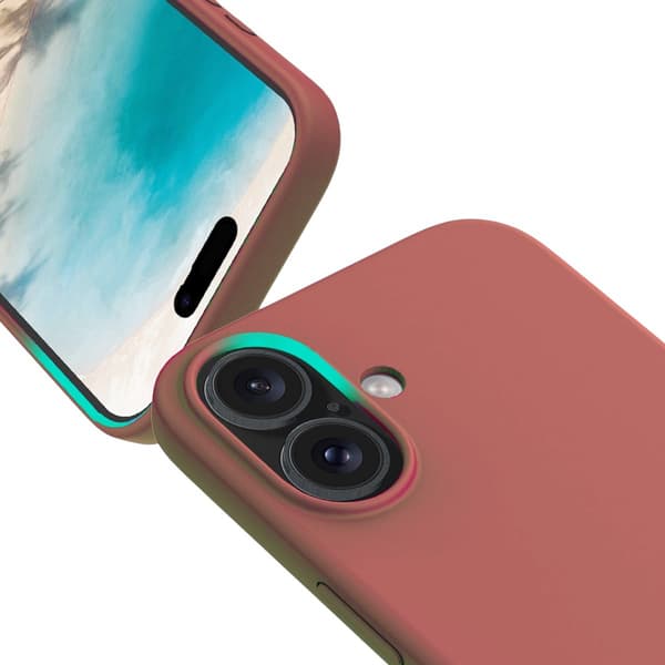 Rvelon Mobilskal Silikon MagSafe för iPhone 17 - Mocka Rosa rosa