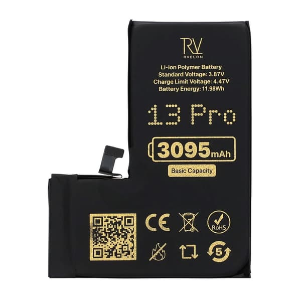Rvelon Premium-akku iPhone 13 Prolle - 3095 mAh